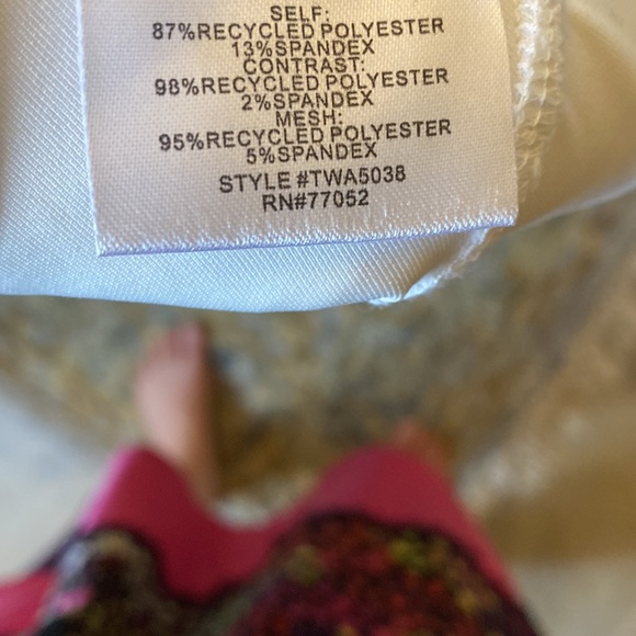 White Performance Sport Bra - Picture 9 of 10